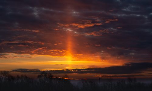 Sonnenaufgang in Laage